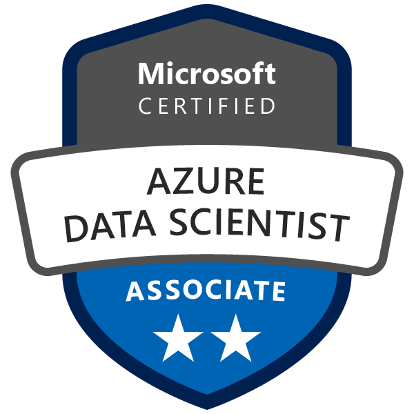 Badge Microsoft : Azure Data Scientist Associate